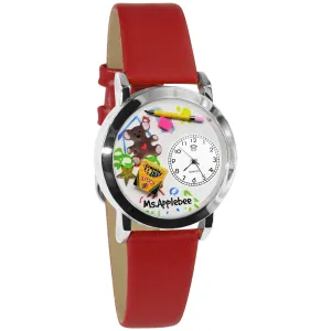 Personalized Preschool Teacher 3D Watch Small Style