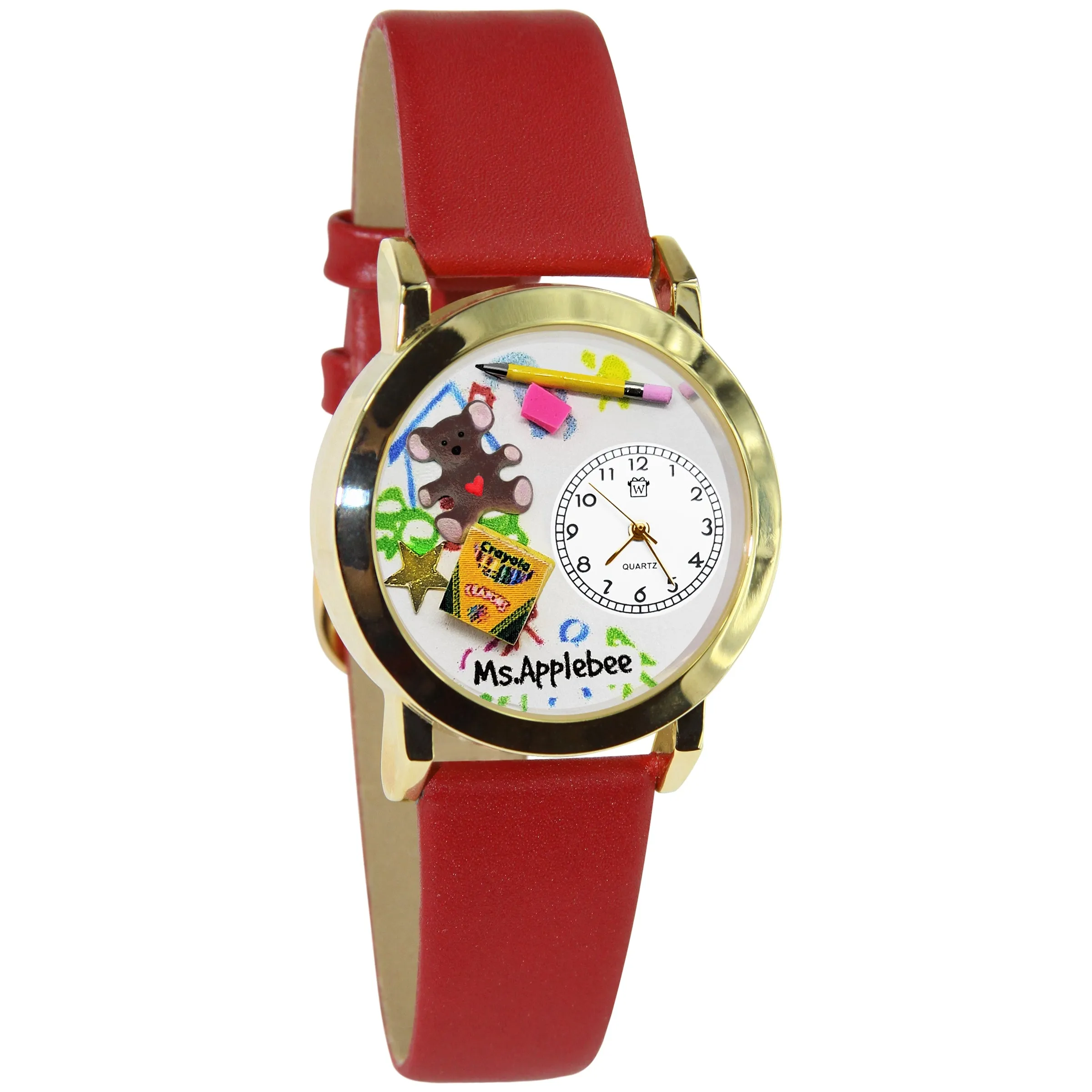 Personalized Preschool Teacher 3D Watch Small Style