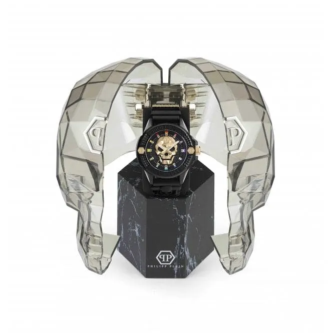 Philipp Plein Gents High-Conic The Skull Ecoceramic Black Watch PWUBA0223