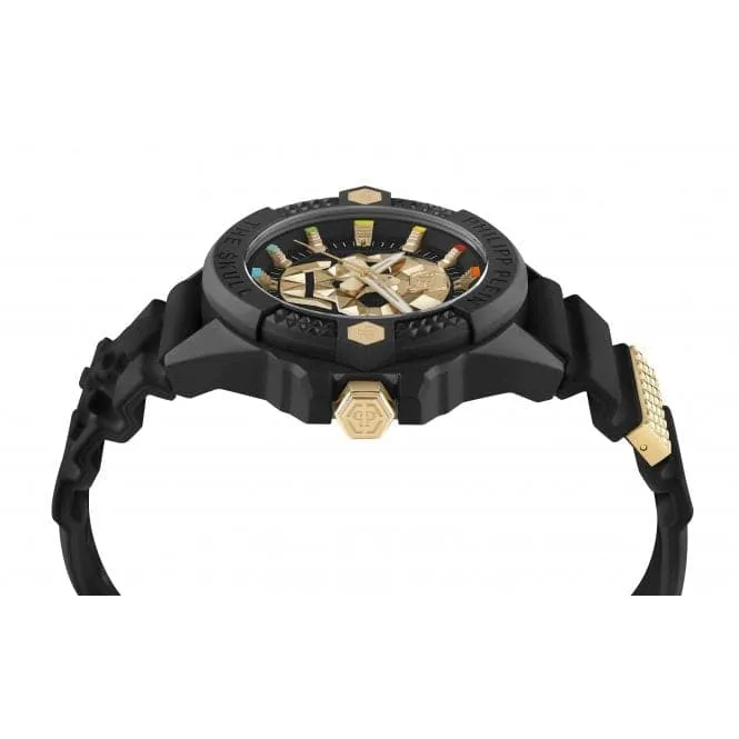 Philipp Plein Gents High-Conic The Skull Ecoceramic Black Watch PWUBA0223