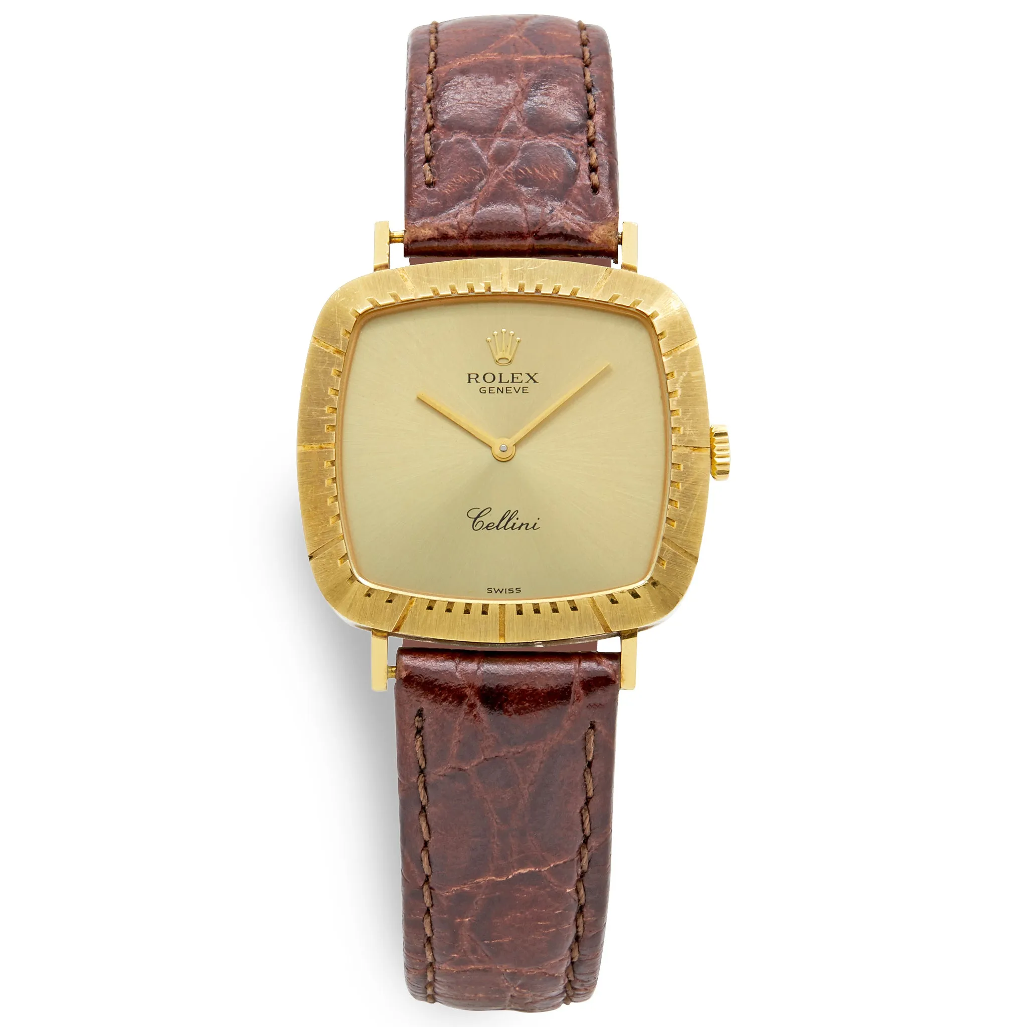 Rolex Cellini 4084 Champagne Dial Hand Wind Watch