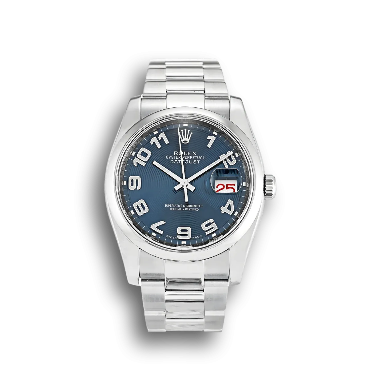 Rolex Datejust 116200 36mm Concentric Blue Dial