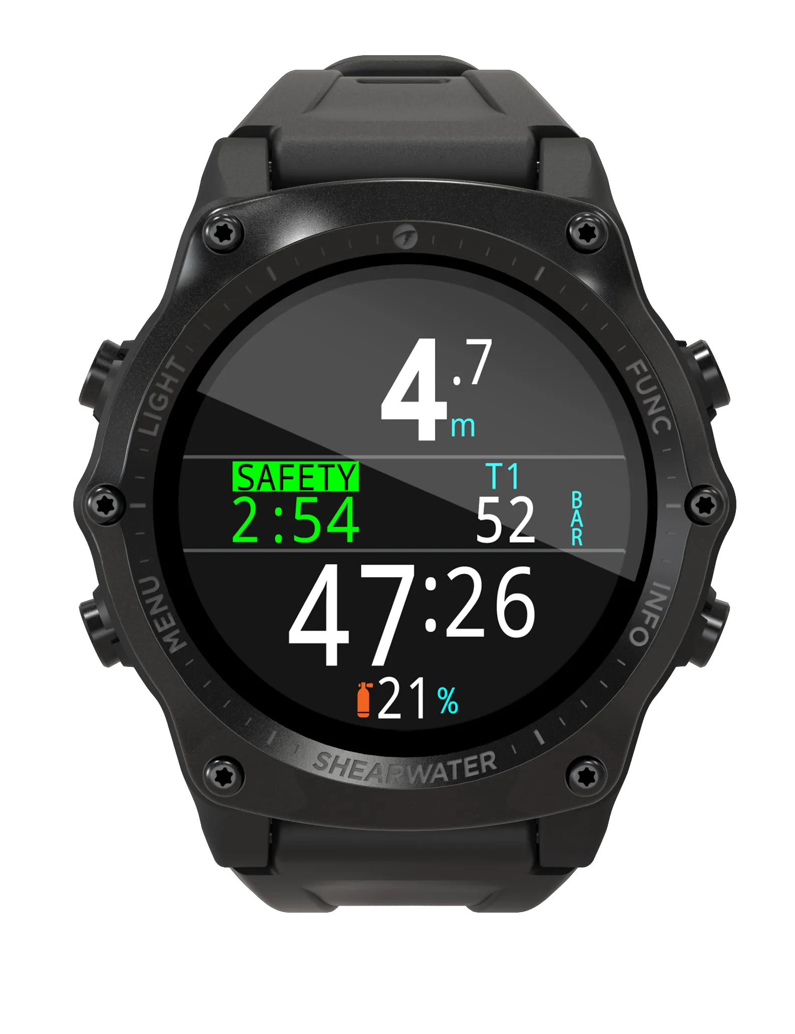 SHEARWATER TERIC DIVE COMPUTER BLACK - SWIFT BUNDLE