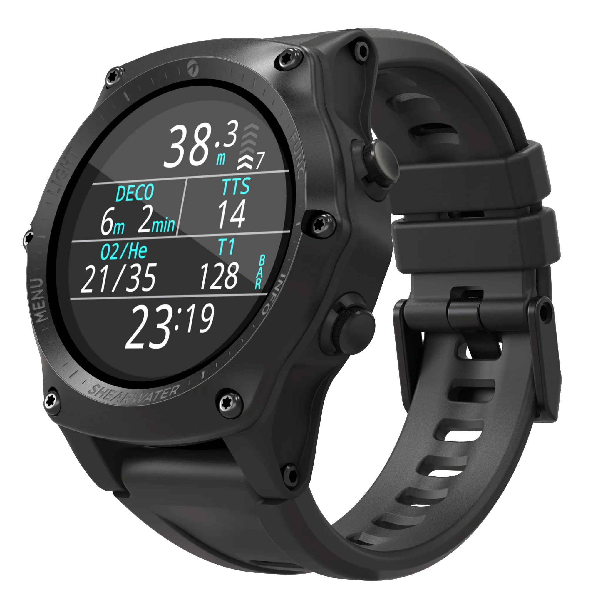 SHEARWATER TERIC DIVE COMPUTER BLACK - SWIFT BUNDLE