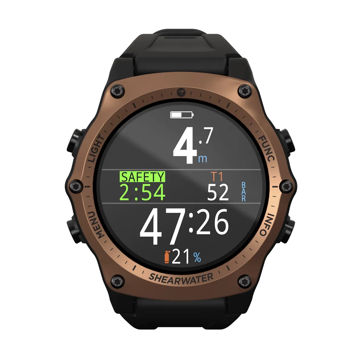 SHEARWATER TERIC DIVE COMPUTER BRONZE - SWIFT BUNDLE