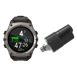 SHEARWATER TERIC DIVE COMPUTER SILVER - SWIFT BUNDLE