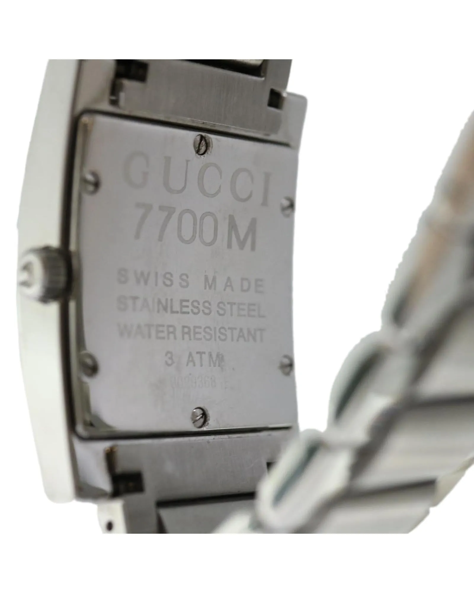 Silver Metal GUCCI Watch with Authenticity - AM5923