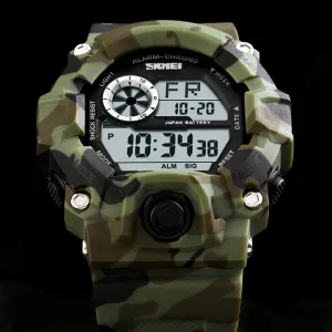 Skmei Camouflage Men Army Military Digital Watches
