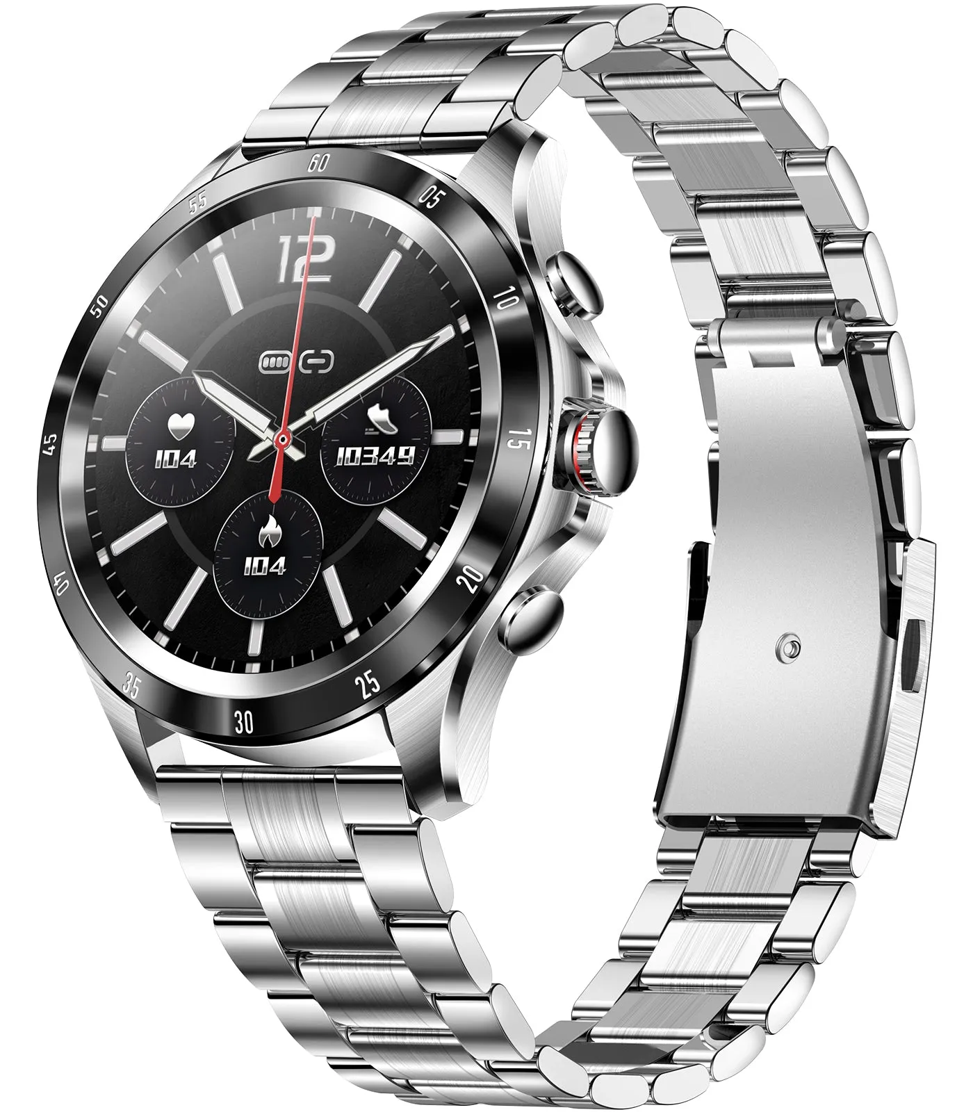 Smart Watch for Men with Bluetooth Calling 1.32” HD Touchscreen Fitness Trackers Watch with Heart Rate Detection Sleep Monitor for Android iOS