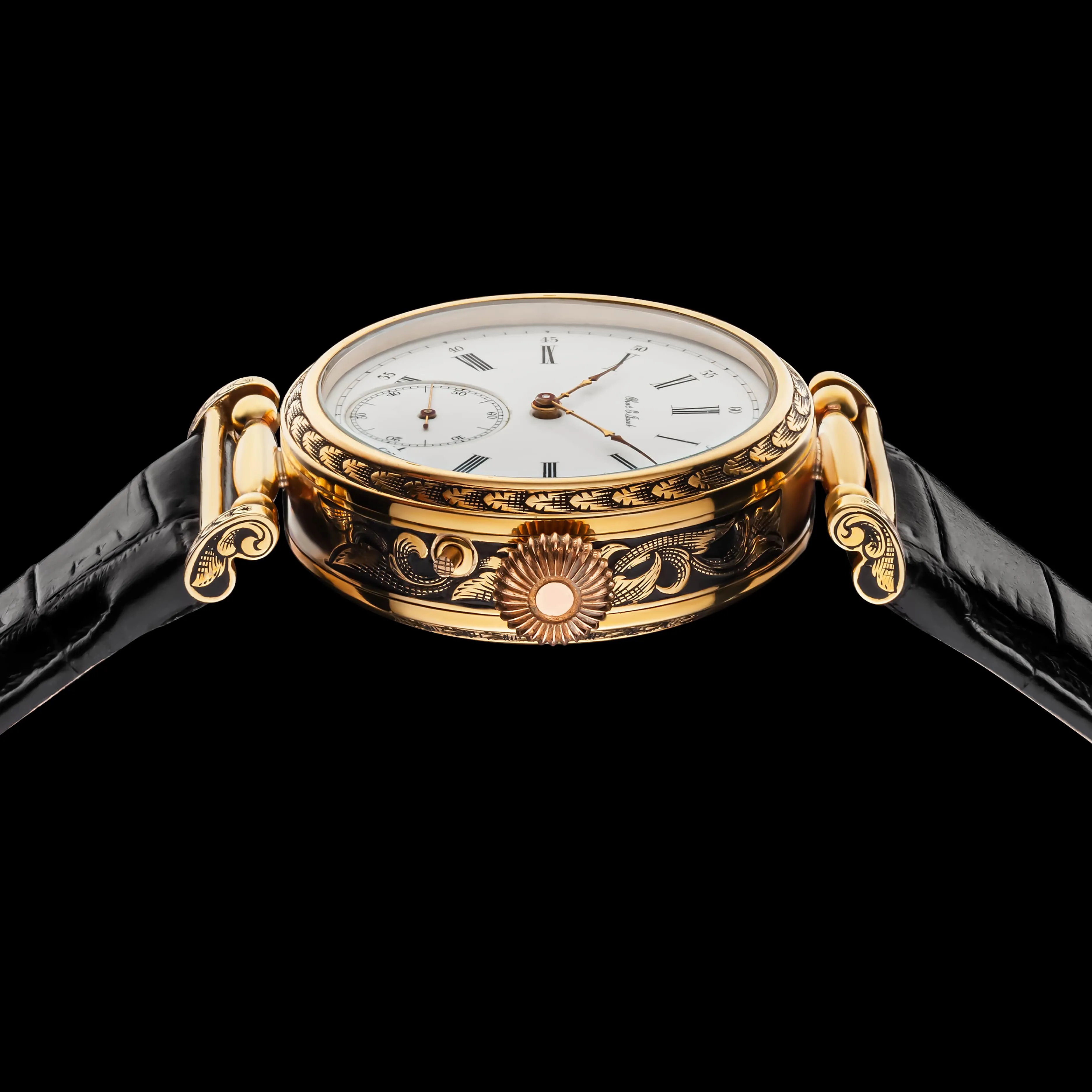 SPLENDOUR Men's Wristwatch fits Historic CHAS. E. JACOT Mechanical Movement