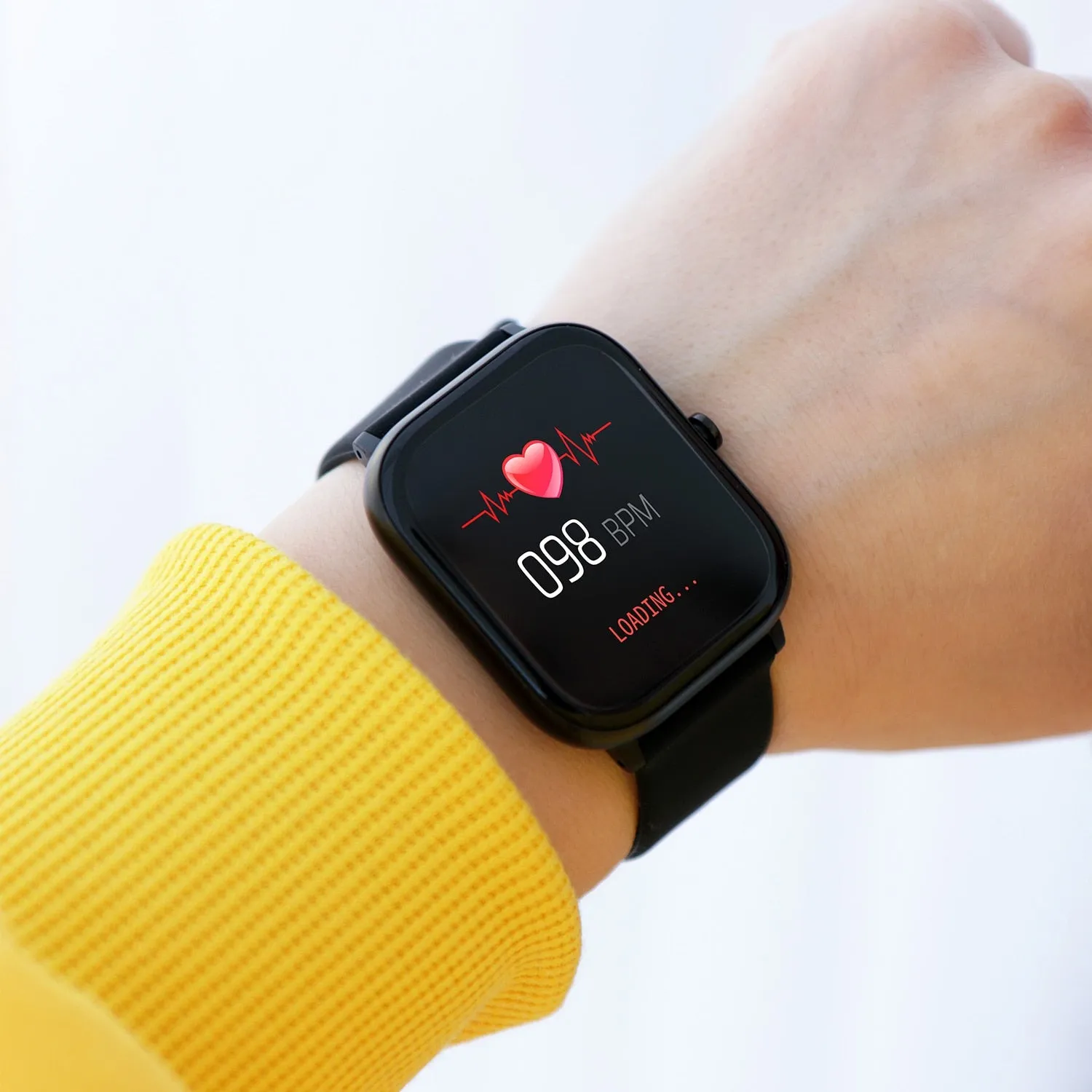 Sport Clock Fitness Track Heart Rate Monitor Sleep Monitor Smartwatch for Android & iOS