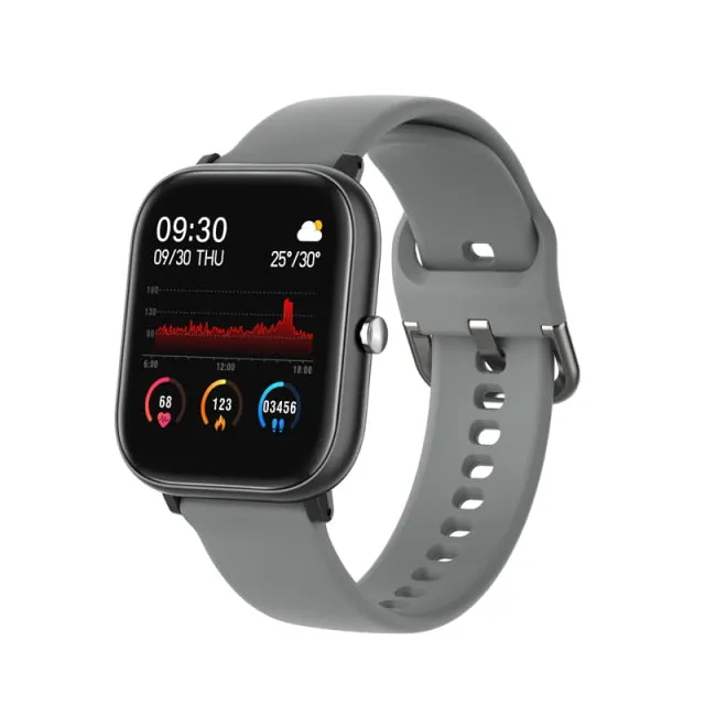 Sport Clock Fitness Track Heart Rate Monitor Sleep Monitor Smartwatch for Android & iOS