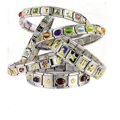 Tennis Racket sports Italian Link Bracelet Charm