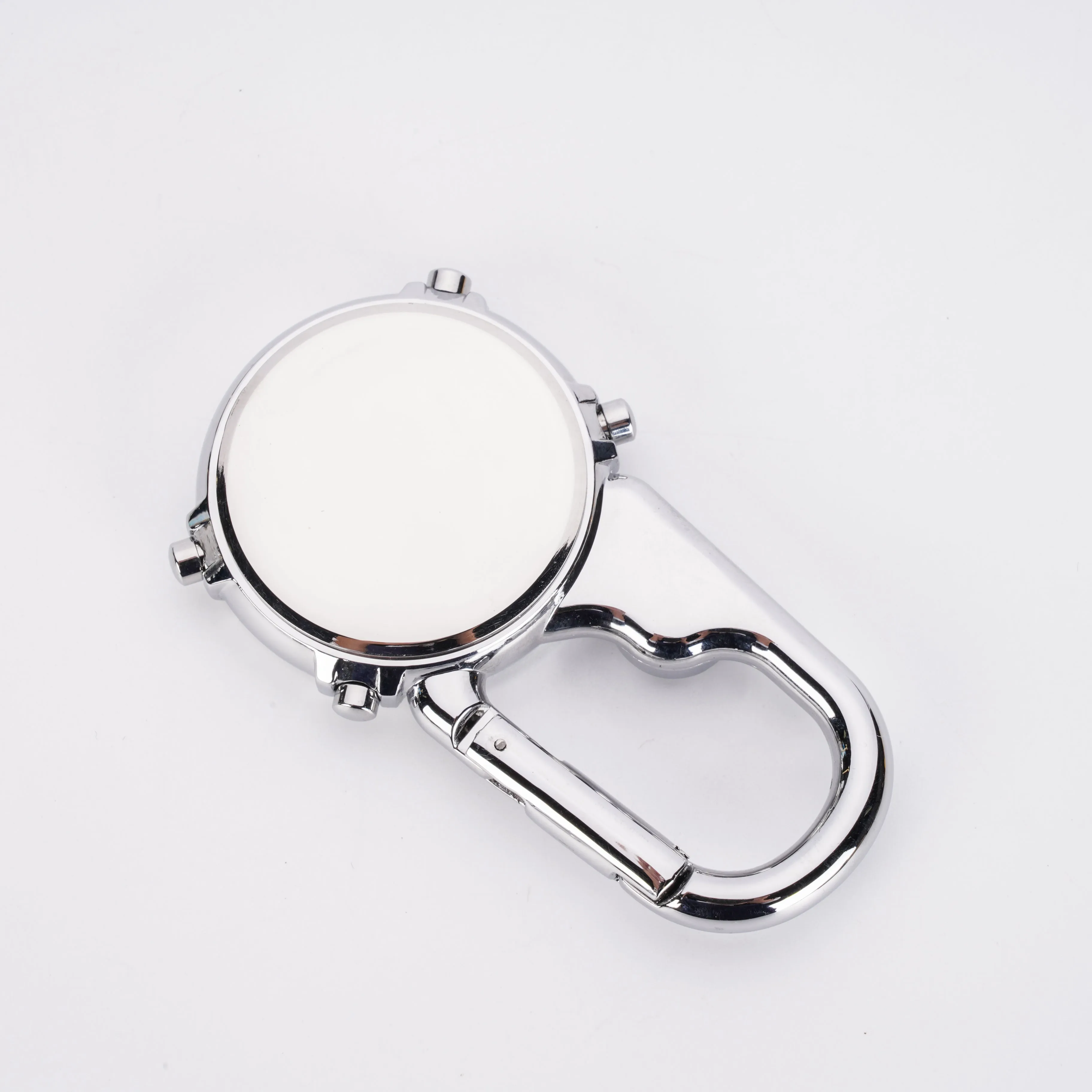 Unisex Digital Climbing Compass Clip-on Carabiner Backpack Pocket Watch