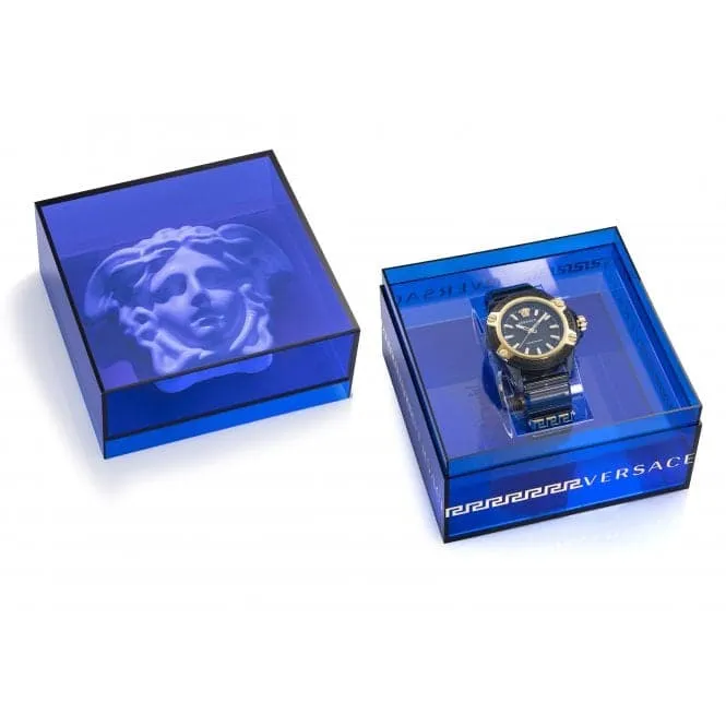 Versace Unisex Icon Active Indiglo Black Watch VE6E00123