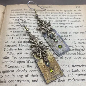 Victorian style artistic earrings