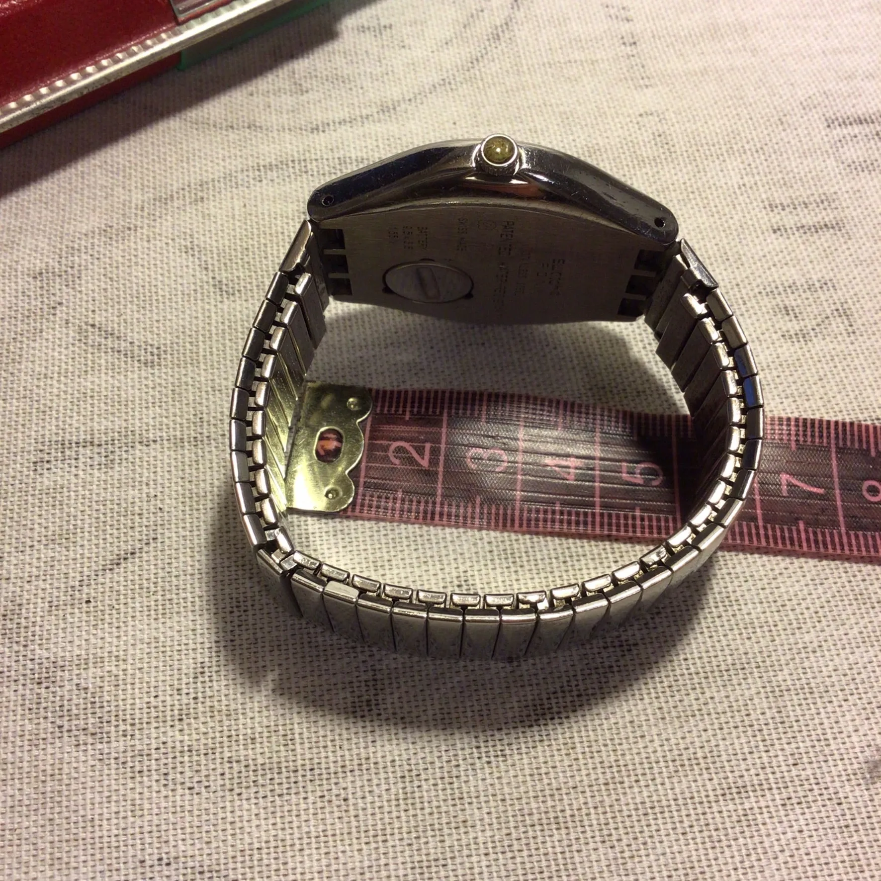 Vintage Swatch Irony AG 1996 Swiss Made Stainless Steel Watch (untested)