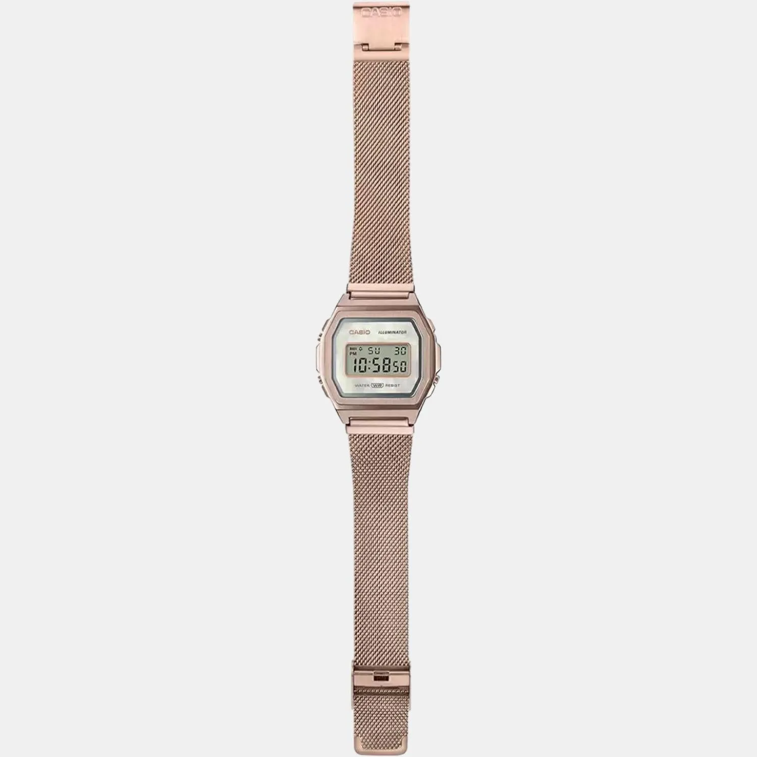 Vintage Unisex Digital Stainless Steel Watch D195 - A1000MCG-9EF