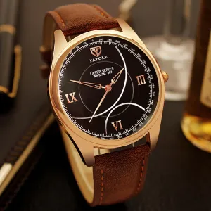 W2070- Brown Strap Mens Watch